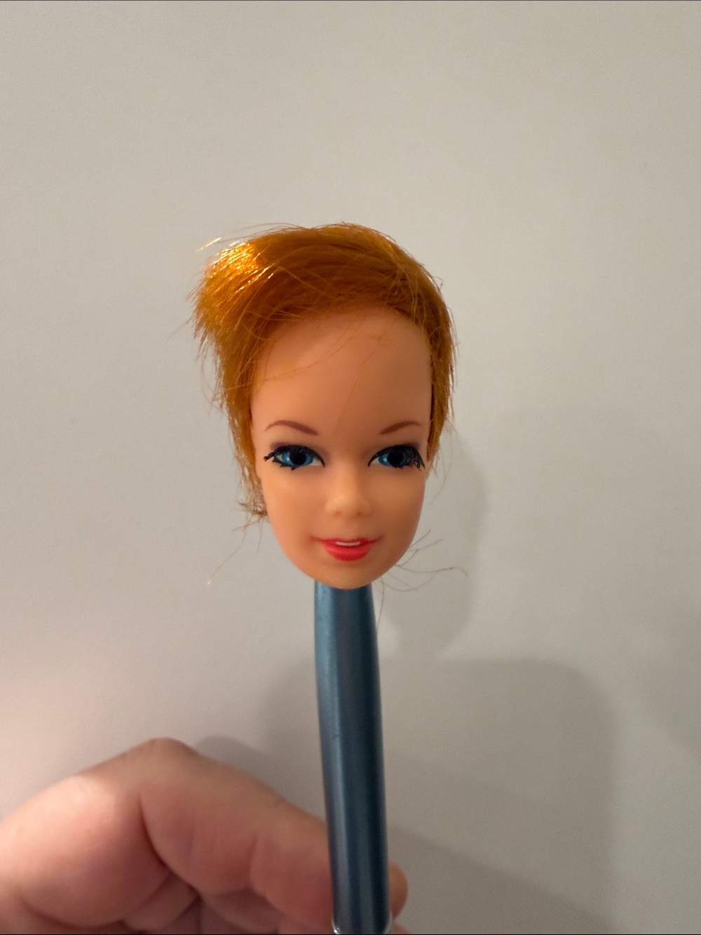 Mattel “Stacie” 1966 Doll Head with Shiny Auburn Hair